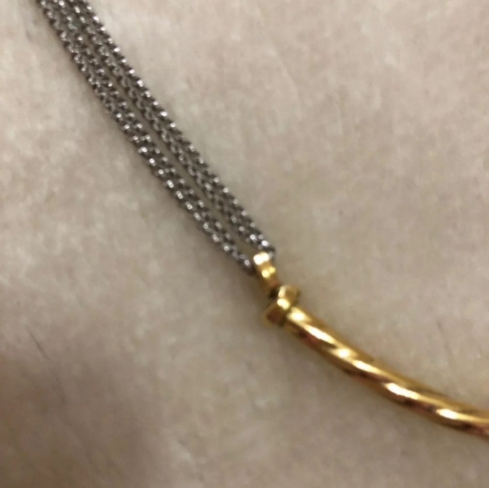 18" two-tone necklace
